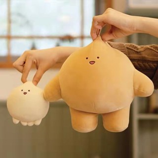 正版✨可愛章魚團子玩偶公仔 毛絨玩具娃娃抱枕 睡覺床上少女心生日七夕禮物 章魚小兜兜 超級無敵可愛麵糰 布偶軟