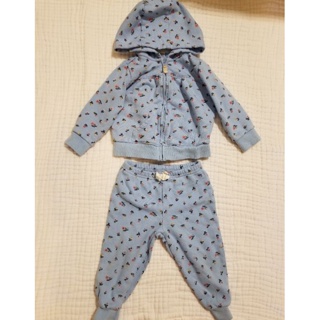 12月 Carter's 兒童衣服 運動服 睡衣上衣+褲子套 嬰兒 秋冬