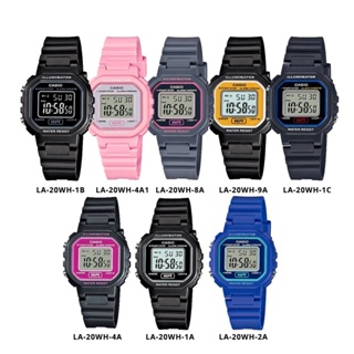 【天龜】CASIO 小巧方形錶多功能造型運動錶 LA-20WH LA-20WH-1A LA-20WH-4A1