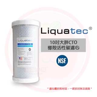 ❤頻頻小舖❤ 美國 Liquatec 10吋 大胖 CTO 椰殼活性碳濾心 10吋大胖濾心 活性碳 濾心 NSF認證