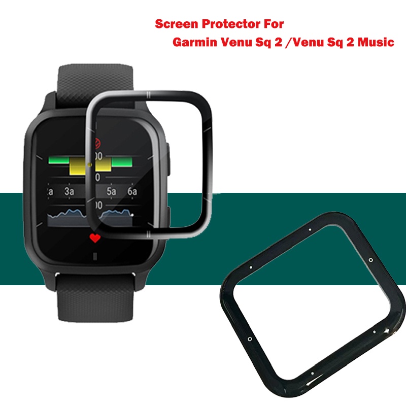 適用於 Garmin Venu Sq 2 音樂保護的 3D PMMA 全覆蓋屏幕保護膜