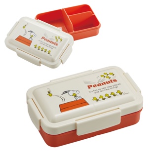 食器堂︱日本製 便當盒 史努比 AG抗菌 三格便當盒 樂扣 塑膠便當盒 519390