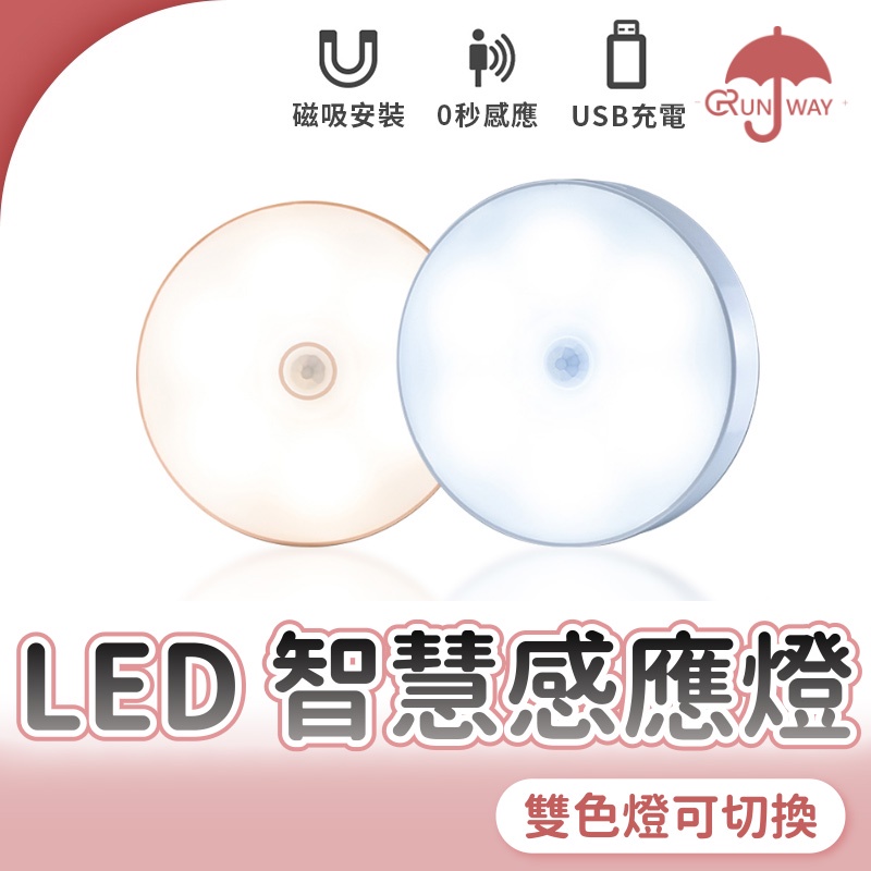 升級款16燈珠 LED 感應燈 暖光白光可切換 USB 充電 磁吸式小夜燈 衣櫃 衣櫥 燈 夜燈 人體感應燈 自動感應燈