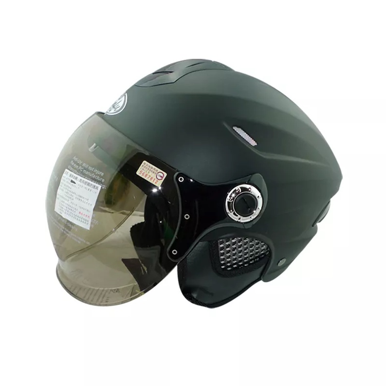 華泰 安全帽 NINJA  K-861P K861P 平黑 泡泡鏡 輕便型 可拆洗 抗UV鏡片 雪帽 半罩《比帽王》