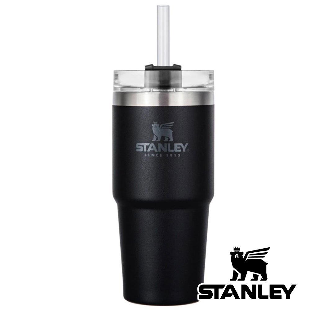 【美國 Stanley】Adventure 冒險系列吸管隨手杯 0.47L『消光黑』10-09871