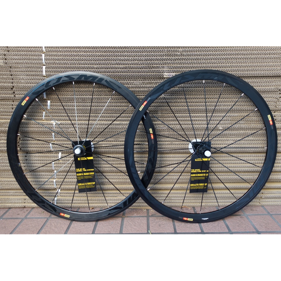 全黑【鐵馬假期】Mavic Cosmic elite S 40mm 鋁合金 4CM板輪 公路車 7~11速 輪組