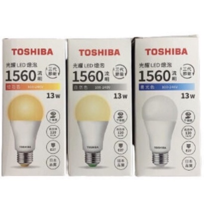 TOSHIBA 東芝  LED燈泡 光耀 節能省電 高亮度 13W 新品新上市【高雄永興照明】