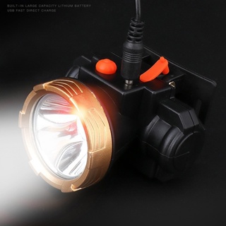 Portable Head Light LED Headlamp DC Rechargeable Head Torch