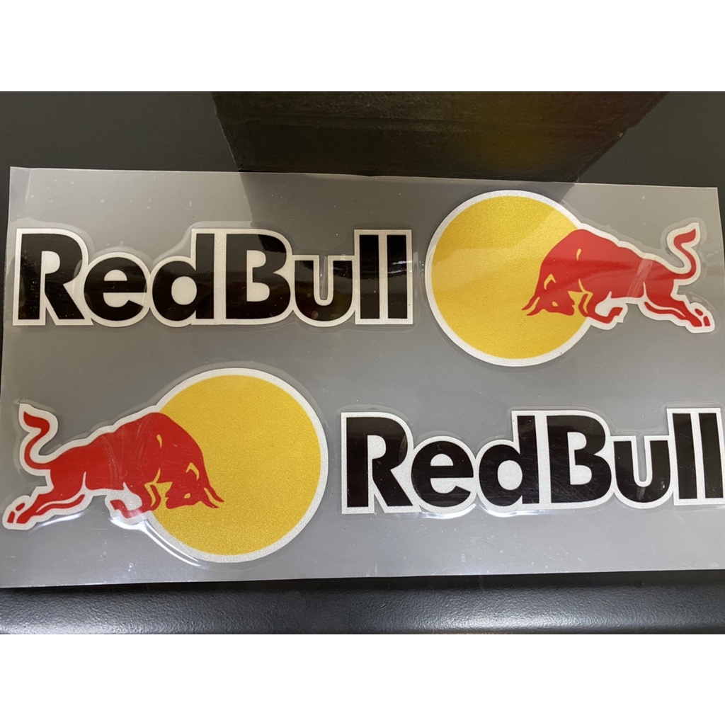 🔰RON愛改精品🔰 RED BULL 紅牛 反光 防水貼紙 車身貼紙(左右一組)TMAX  SMAX (24H快速出貨)