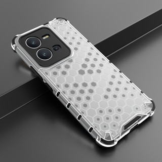 殼多多 蜂巢散熱 四角防摔 Vivo V25 5G 手機殼 氣囊 防撞 保護殼 硬殼 時尚 手機套 軟邊框