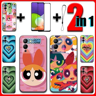 2 合 1 適用於 Infinix Note 12 G96 手機殼帶鋼化玻璃陶瓷螢幕保護膜飛天小女警