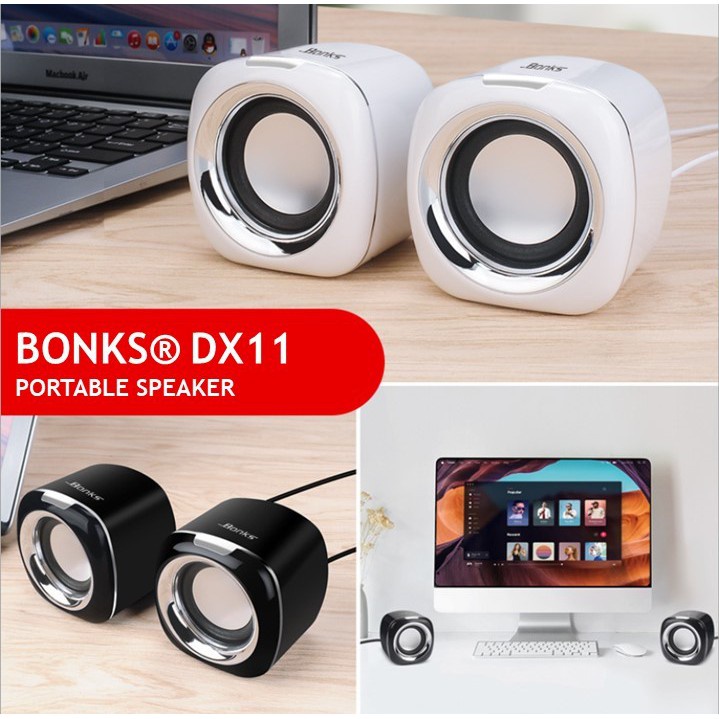Bonks DX11 Mini Portable USB2.0 Subwoofer Small Speaker with