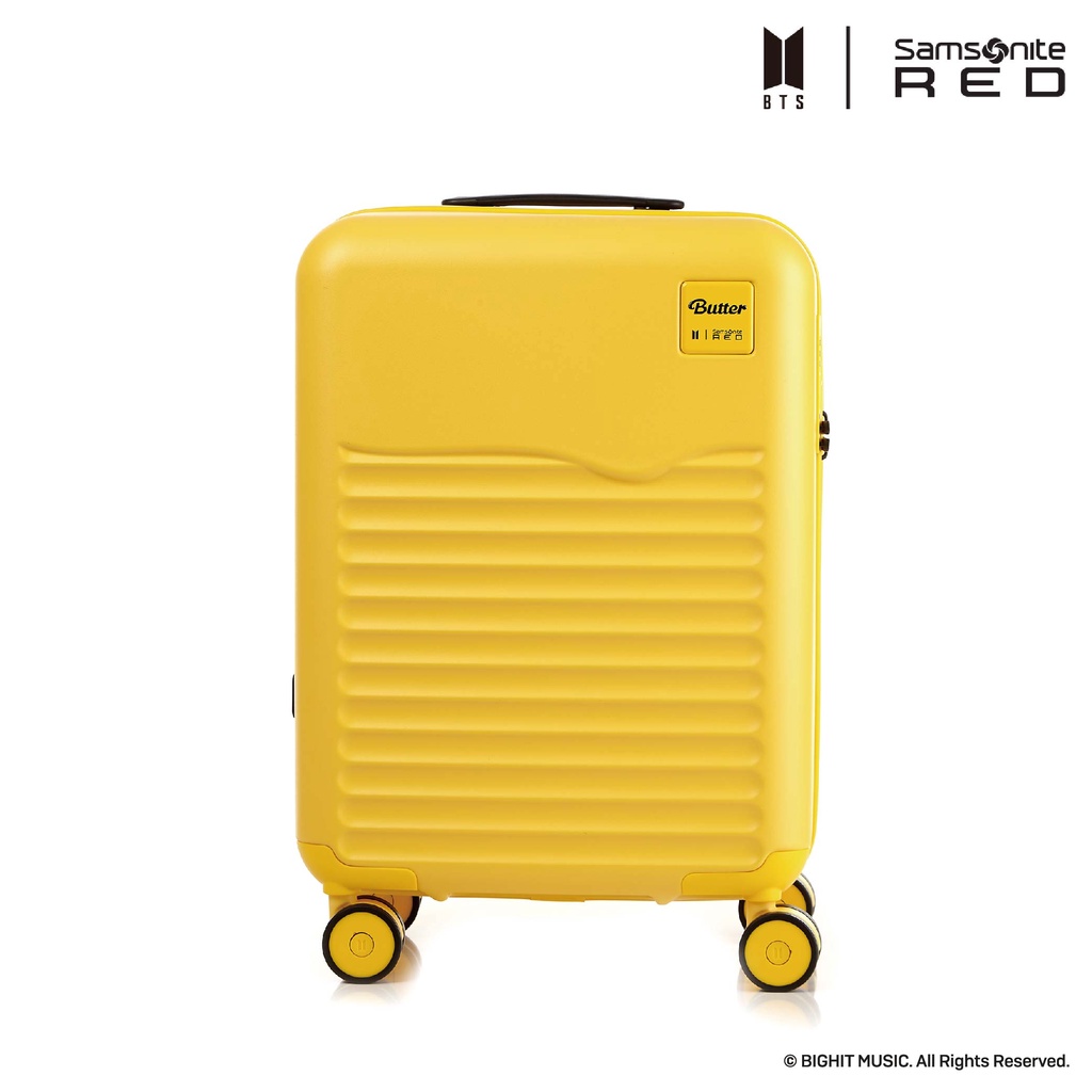 Samsonite RED X BTS BUTTER 聯名限量款-20吋硬殼可擴充登機箱(兩色可選)