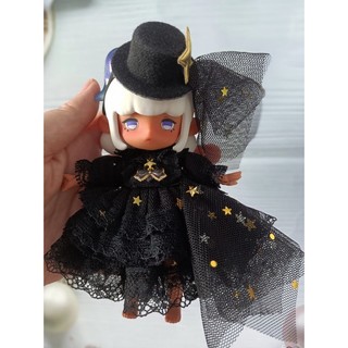12分BJDob11 bjd12分娃娃衣服 黑色禮服molly bjd