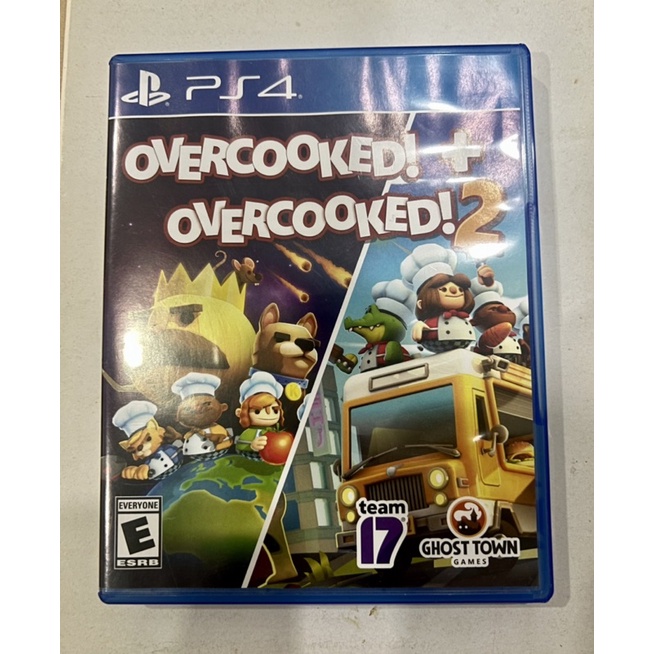 PS4 煮過頭1+2 胡鬧廚房OVERCOOKED 1+2 1是英文版 2是中文版 二手品