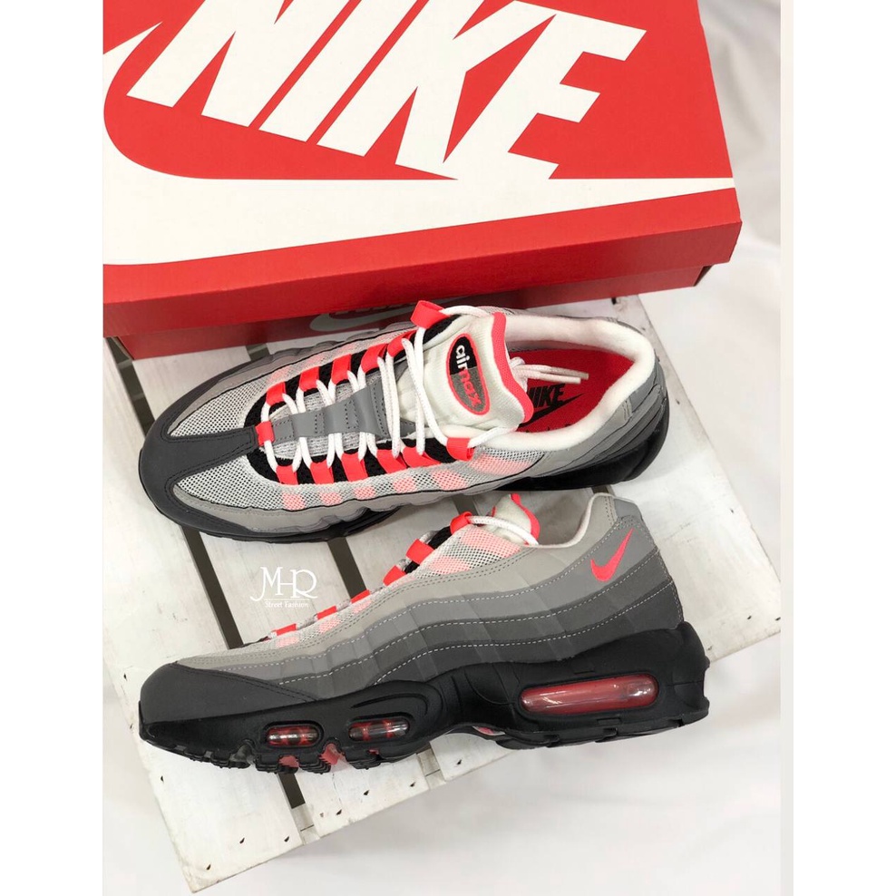 [MR.CH] NIKE AIR MAX 95 OG 1995 SOLAR RED 灰黑紅 氣墊 AT2865-100