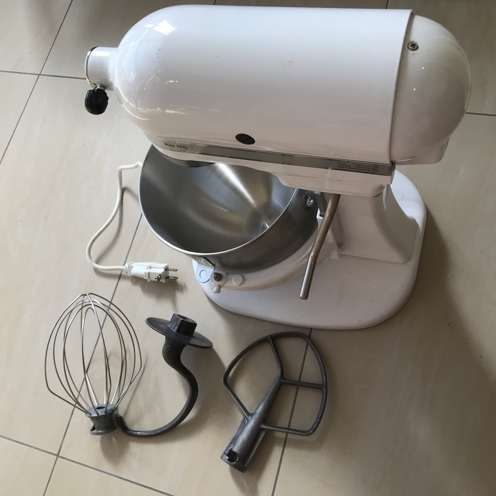 KitchenAid 白色 5公升 升降式 攪拌機 5QT PRO500  KSM500PSWH