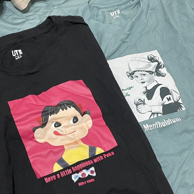 二手衣 UNIQLO 購入 襯衫 品牌聯名短袖踢 大學踢