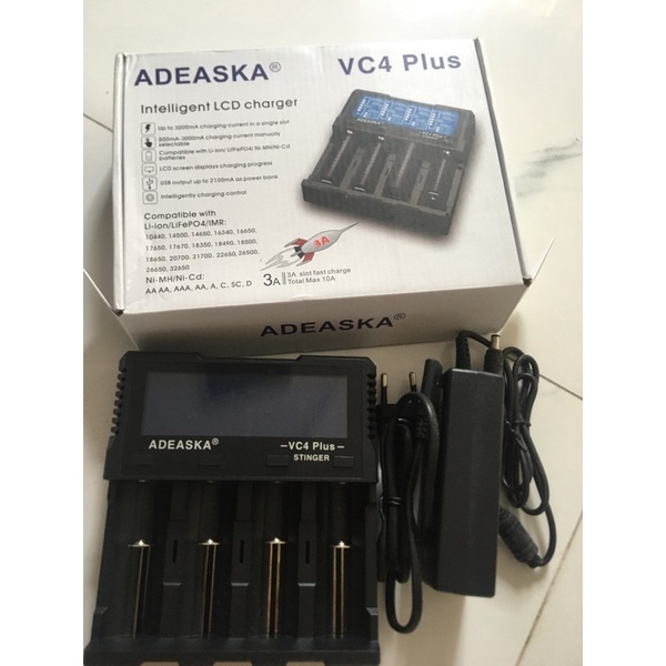 Adaaska VC4 Plus 電池充電器 99% 液態