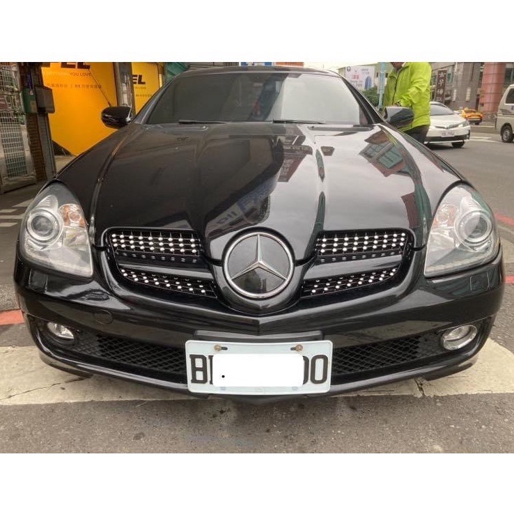 賓士 Benz R171 SLK滿天星水箱護罩 SLK200水箱罩 SLK300滿天星中網 SLK350水箱罩