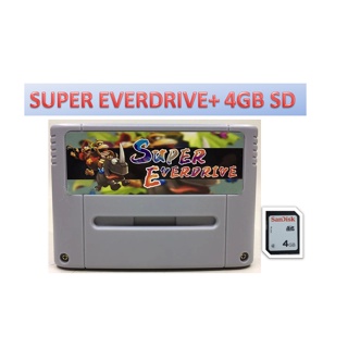 超任電視遊戲機遊戲卡SFC燒錄卡芯片記憶日美歐版通用SUPER EVERDRIVE CHINA VER FLASHCA