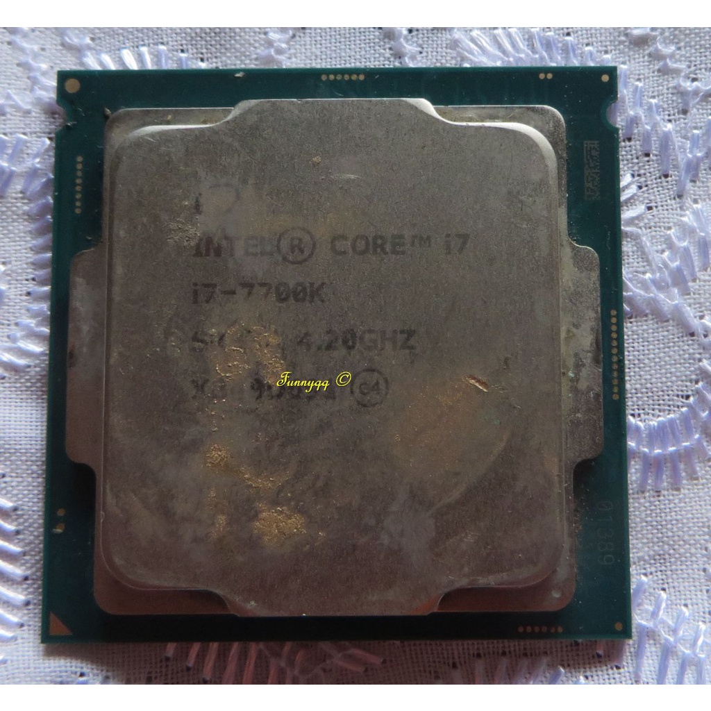 i7 7700K (1151腳位 CPU) 故障品