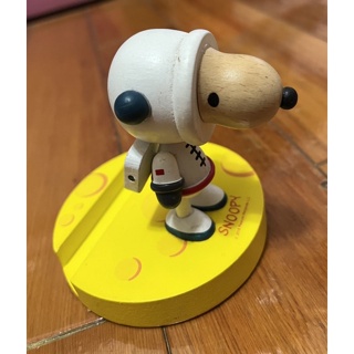 史努比 Snoopy 木製 木偶 手機座 手機支架