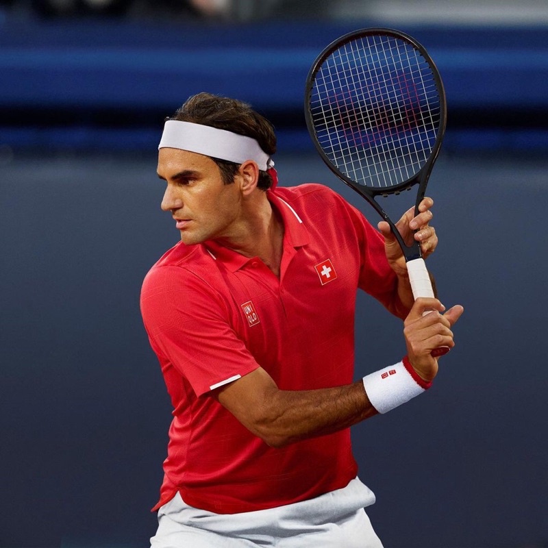 Uniqlo Roger Federer 奧運 polo 排汗短袖 瑞士國家隊 全新XL
