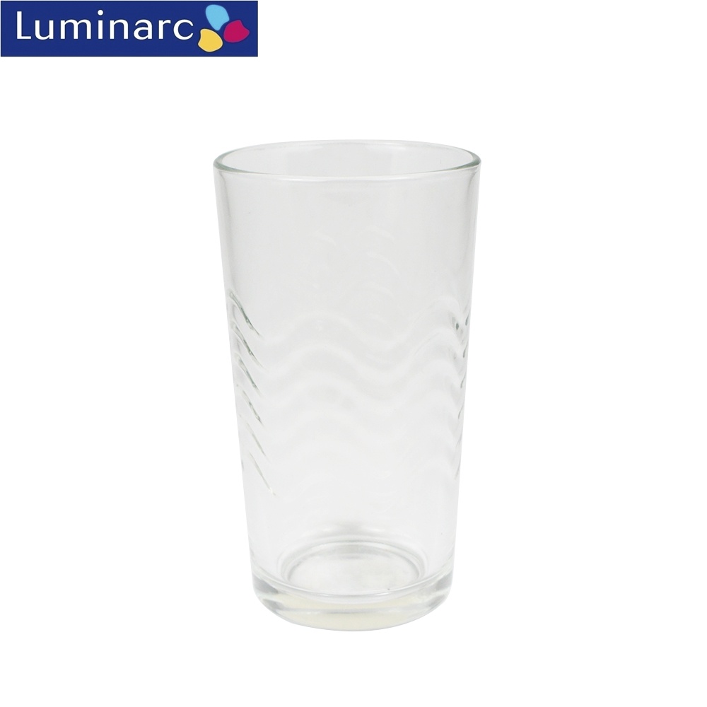 【Luminarc】法國樂美雅 波紋水杯 果汁杯 飲料杯 家用水杯 玻璃水杯