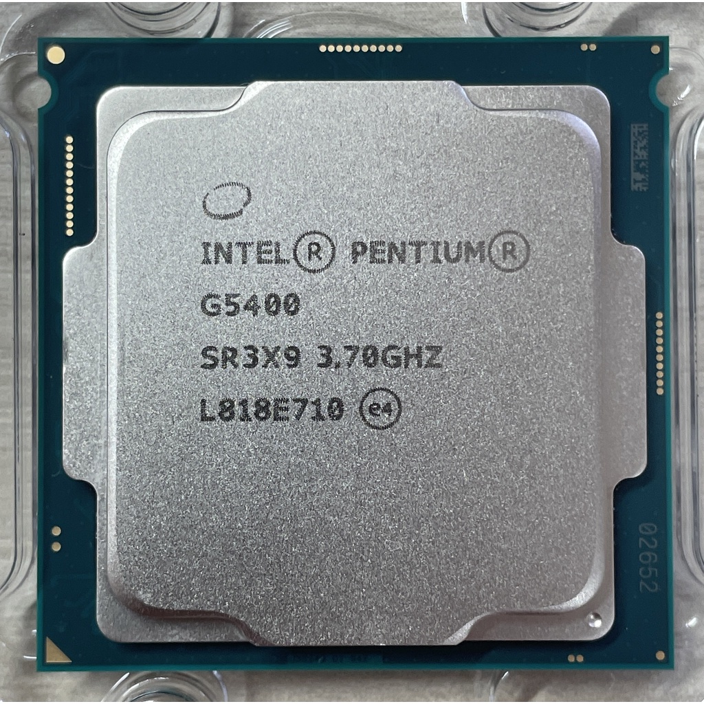 ⭐️【Intel Pentium 黃金級 G5400 處理器/3.70 GHz 2核4緒】⭐ 第八代/無風扇/保固3個月