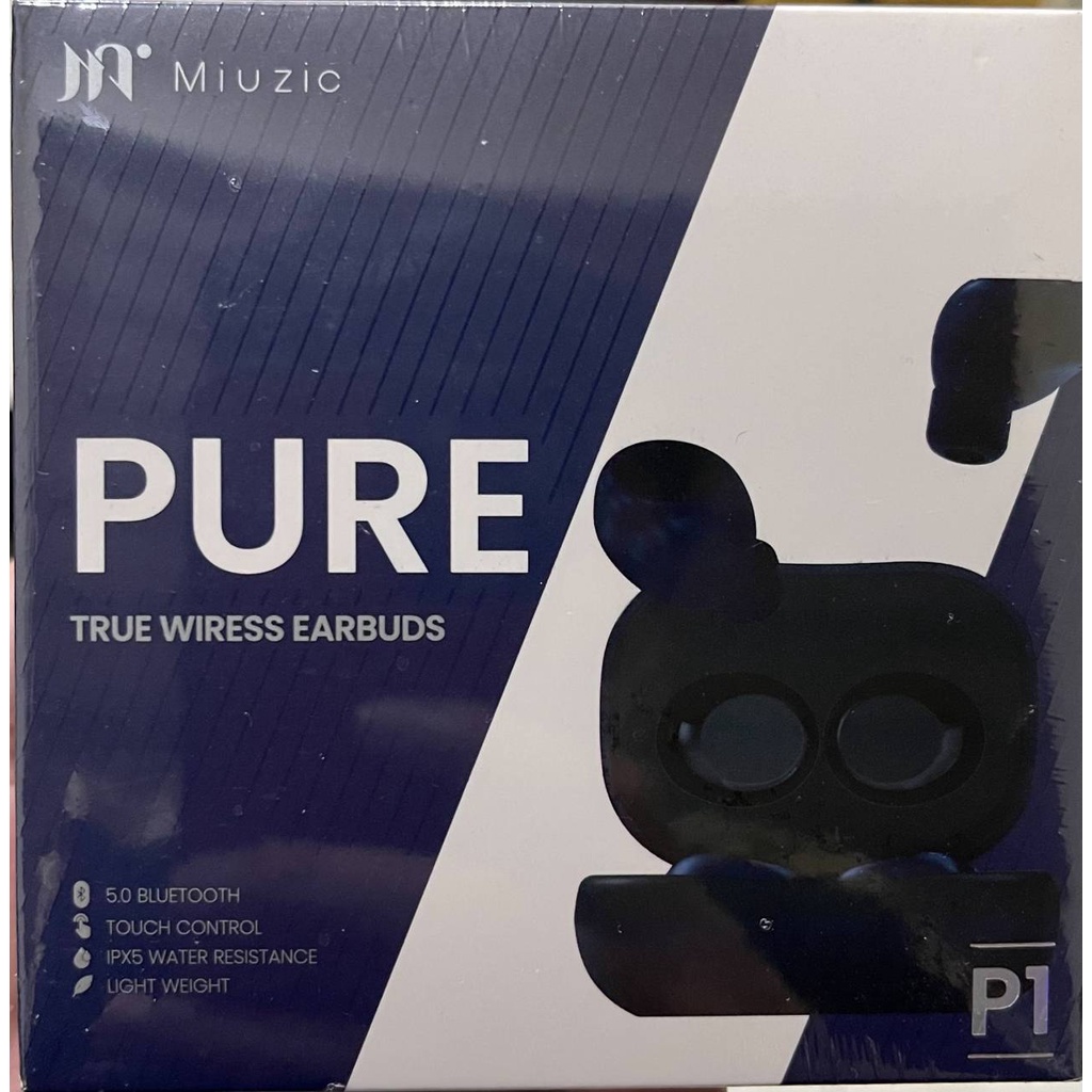 miuzic沐音 Pure P1輕時尚低音環繞真無線藍芽耳機