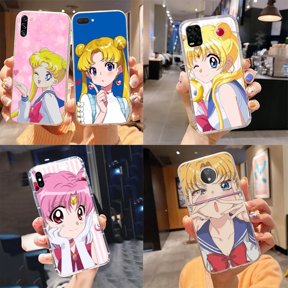 SAMSUNG Kr-99 Sailor Moon 柔性 TPU 保護殼適用於三星 Galaxy A52 A51 M51