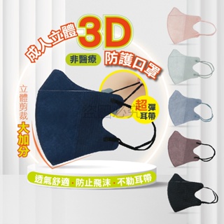 🪐莫蘭迪色系🪐檢驗合格💯3D立體口罩 防塵防沫 防塵口罩 立體防護口罩 3D口罩 3D立體 R31 防飛沫成人口罩