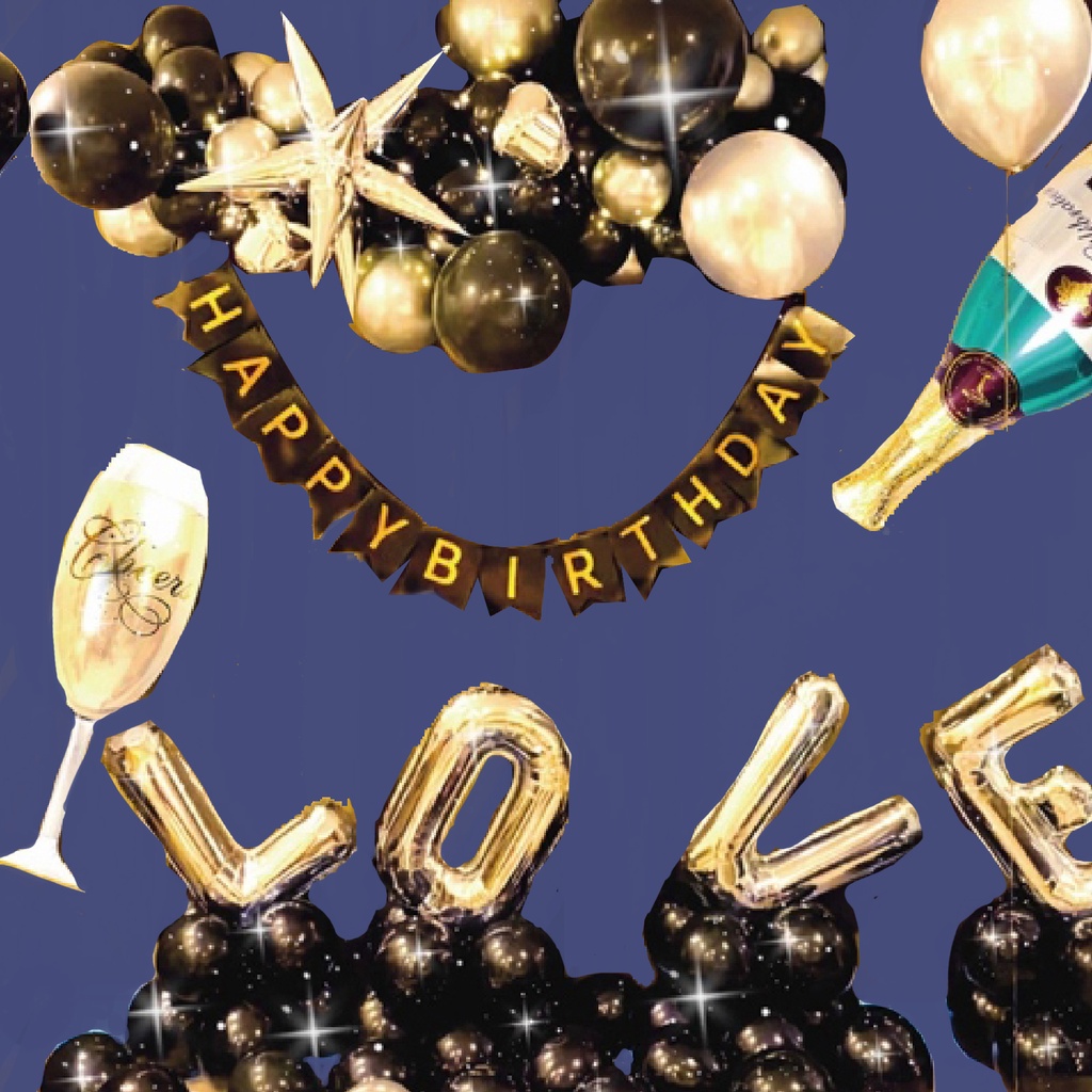 【PATIO 帕堤歐】 派對氣球 黑色 銀色 LOVE 造型氣球 團購 造型蛋糕 生日蛋糕 卡通蛋糕 禮盒
