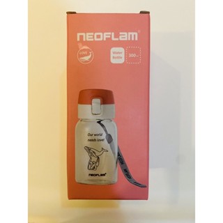(全新品)NEOFLAM 耐熱玻璃水壺環保彈跳款300ml
