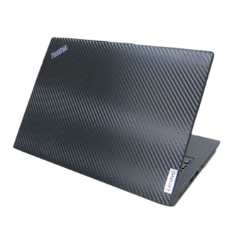 【Ezstick】Lenovo ThinkPad X13 Gen3 3代 黑色卡夢紋機身貼 (含上蓋、鍵盤週圍、底部貼)