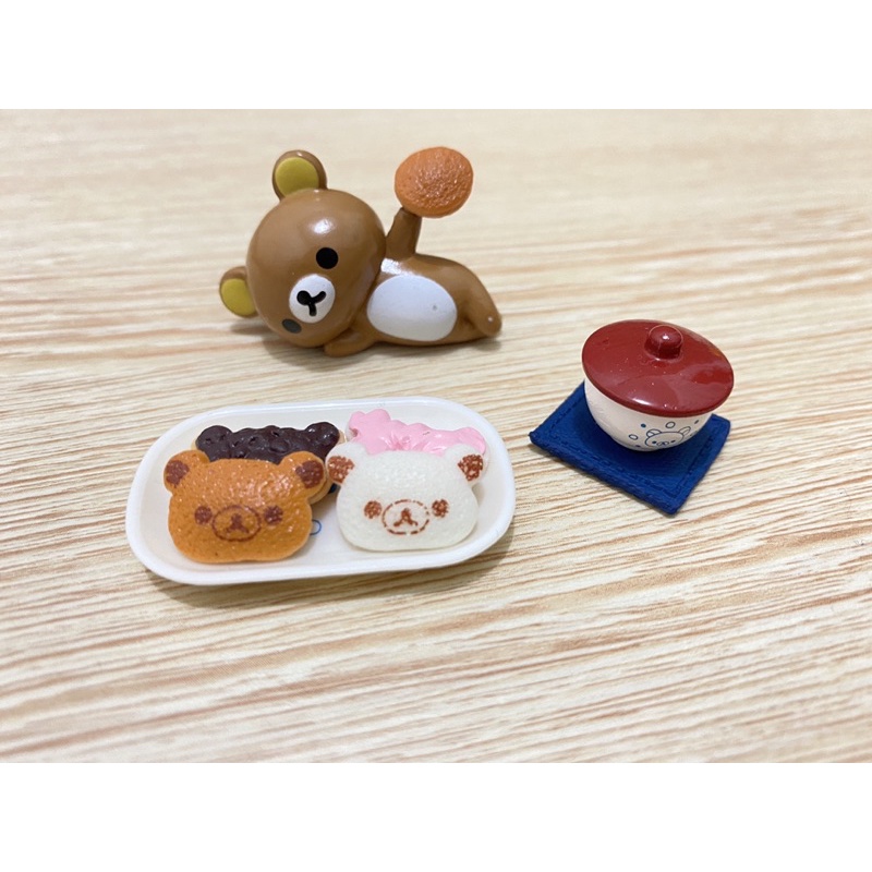 絕版🌱Re-MeNT拉拉熊和風點心 日式點心 單售4號 和風咖啡廳  紅豆 草莓 茶杯 袖珍玩具 絕版盒玩