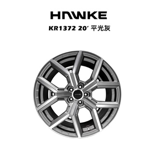 HAWKE WHEELS 霍克 輪框 英國品牌 汽車輪框 KR1372 20吋 消光灰