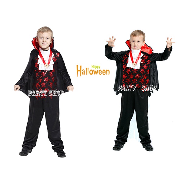 【熱銷在台現貨】_🎃_ECB63【吸血鬼小爵士🧛‍♂️】萬聖節變裝衣/吸血鬼裝/兒童吸血鬼裝/男童變裝服