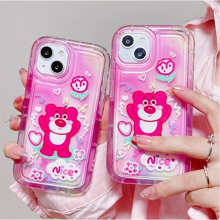 iphone11 iphone12 iphone13 iphone14❤️可愛熊抱哥透明氣墊手機殼