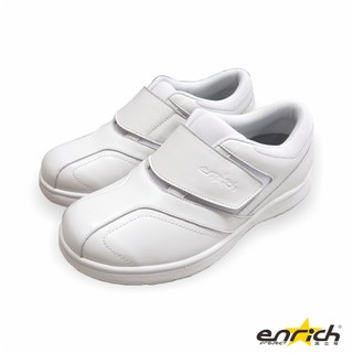 【ENRICH多功能足適鞋】CL1801(35-45) 男/女 雲柔護師鞋 升級鞋款 三層鞋墊 小白鞋 機能鞋 健康鞋