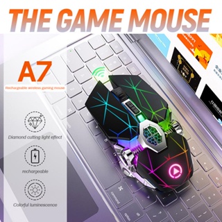 Gaming Mouse Rechargeable Wireless Silent Mouse Led Backlit