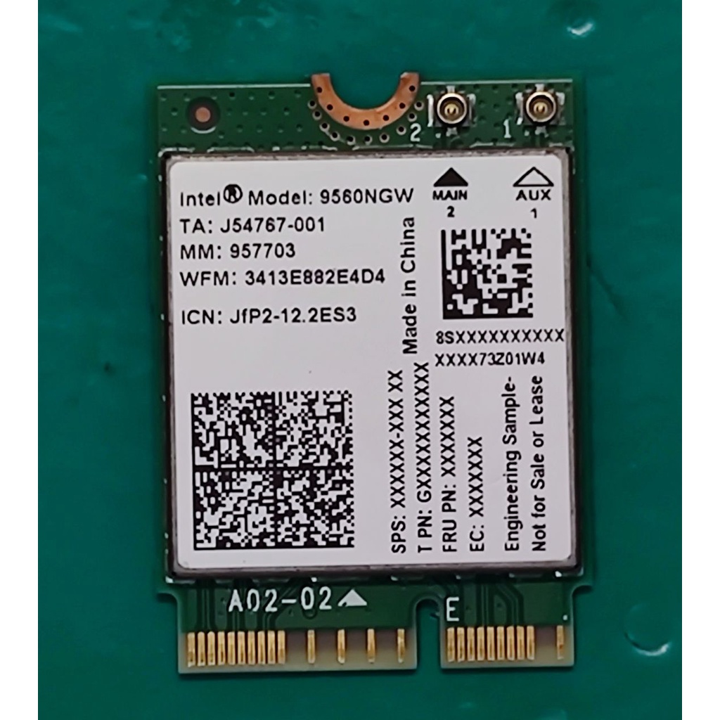 Carte Wifi Intel 9560Ngw – Intel Wireless Ac 9560 Configuration – DHTXB