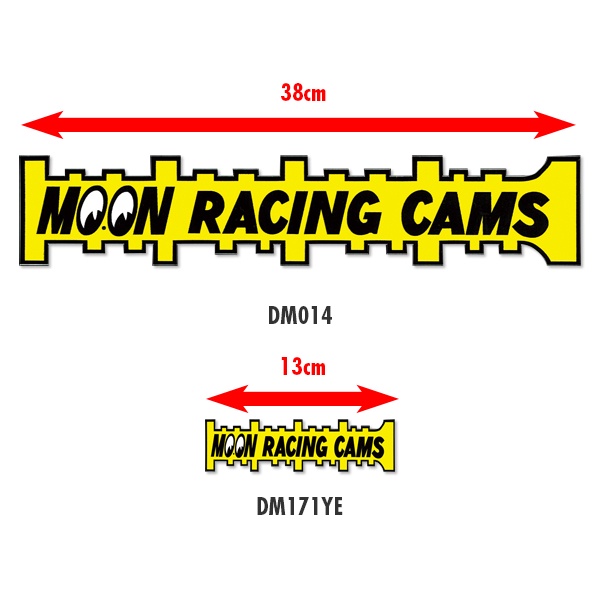 MOONEYES Racing Cams Sticker 防水 貼紙 兩種尺寸可選擇 [DM014]