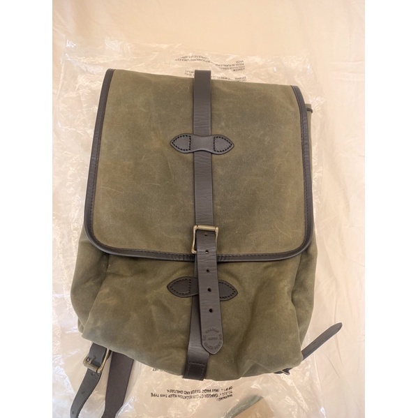 Filson tin cloth backpack 70017 軍綠 OG-107