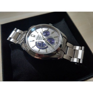 SEIKO 精工 BRIGHTZ 重裝上陣機械腕錶 銀 紫色 6R21 00G0S SDGC001J 藍寶石鏡面 機械錶