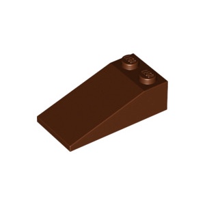 [樂磚庫] LEGO 30363 斜形 基本型 棕色 2x4(18°) 4225869