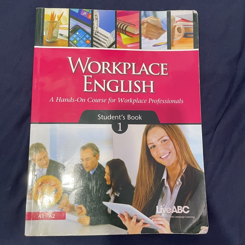 Workplace English 二手書 內有筆記