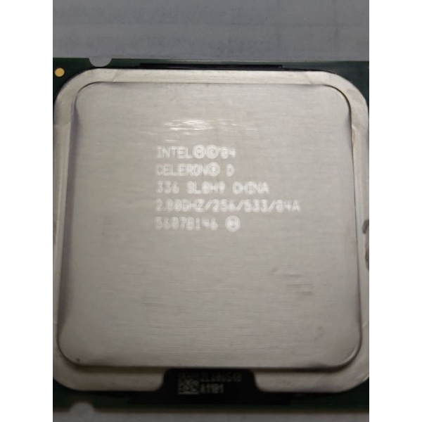 INTEL CELERON D 336 CPU 處理器 775針腳 含原廠散熱器