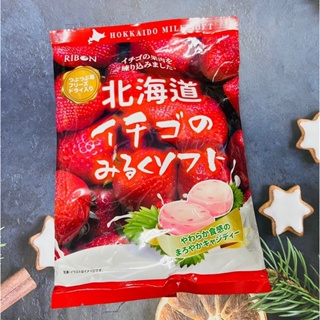 日本 Robin 立夢 北海道草莓牛奶糖 300g 大包裝 吃的到草莓果肉喔！
